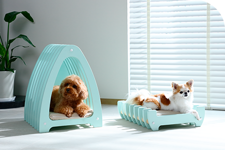 家具のようなドッグハウス&ドッグベッドのイメージ画像